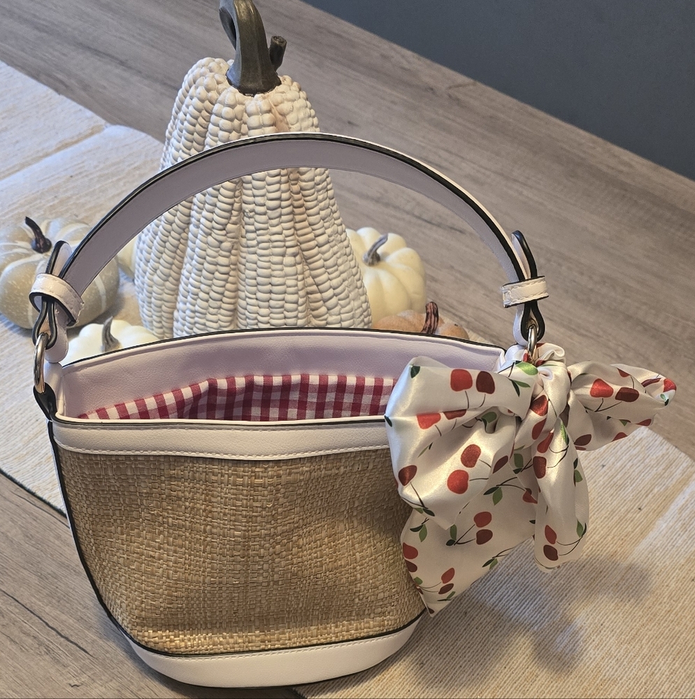 ADORABLE Mini Bag With Cherry🍒 Scarf